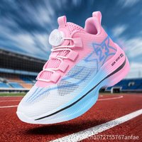Childrens Sports Shoes Fashion New Knob Buckle Comfortable Exercise Tennis Shoes Breathable Casual Walking Shoes for Boys Girls
