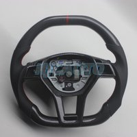 Customized Goods for Mercedes Benz A45 AMG CLS S-Model W176 C63 W204 CLA Real Carbon Fiber Leather Steering Wheel