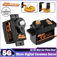 DSPOWER 5g Micro Plastic/Metal Gear Digital Servo JR/JST Motor for 1/28 RC Mini Car WLtoys K989 K969 Fixed-wing Plane Robot Part