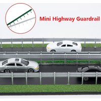 Simulation Handmade Highway Guardrail Model HO N 1:87 Anti-collision Fence Toys Railing Materials For Railway Train Scene 3Pcs