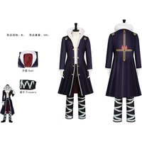 Halloween Christmas Suit Anime Chrollo Lucilfer Cosplay Costume Phantom Troupe Long Cloak Coat Pants Uniform Man