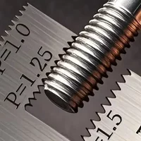 High-Accuracy Industry Standard Pitch Gauge, Ideal for Measuring Bolt, Nut, Screw Thread