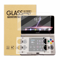 New HD Tempered Glass 9H Flip Dual Screen Screen Protector Anti Scratch Full Screen Protective Film for AYN THOR Game Console