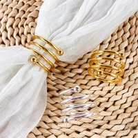 Gold Sliver Napkins Rings Serving Table Decor Dinner Towels Wedding Party Dinner Decoration Home Hotel Christmas Table Napkins