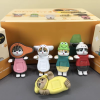 Mofusand Fruit Nyan Gachapon Pineapple Cat Blind Box Kawaii Desktop Decoration Car Decoration Collectable Toy Festival Gift
