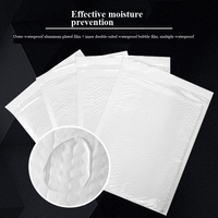 50pcs White Pearl Film Bubble Bag Envelope Mailing Bag Self Adhesive Clothing Transportation Packaging Bag Waterproof Bag