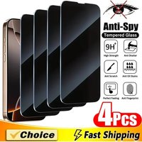 4pcs Anti Spy Glass For Huawei P40 P30 P20 Lite Mate 30 20 Pro Privacy Screen Protector Honor 50 20 Pro 10i 8X 9X 8S X8 4G