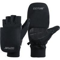 AliExpress Goture Winter Fishing Gloves Breathable Leather Half/ Full Finger Gloves Non-slip Waterproof for Cycling Running Accessories