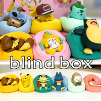Pok é mon Blind Box Action Dolls Pikachu Anime sleep Series Desktop Decorations Pok é mon Toys ornament Birthday Gifts