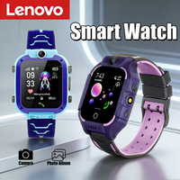 Lenovo Kids Smart Watch 4g Sim Card Smartwatch for Children Sos Call Phone Camera Voice Chat Photo Boy Girl Gift Color Screen