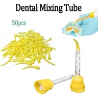 50Pcs Dental Mixing Tips Tubes Disposable Nozzles Head Impression Materials Silicone Rubber