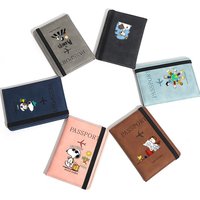Snoopys RFID Passport Holder Women Men Travel Wallet Travel Passport Holder ID Card Covers Gift Document Holder Passport Gift