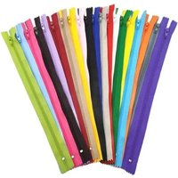 10pcs #3 Nylon Closed-End Short Zippers Premium Sewing Accessories Ideal for Trousers Front Crotch & Pockets
