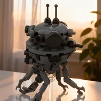 132pcs MOC Imperial Probe Droid Star Battle Model Building Blocks Architecture DIY Toy Idea Festival Gift Education Brick