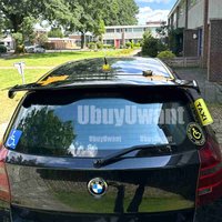 For BMW 1 Series E87 E81 Hatchback 116i 120i 118i 2004-2012 Rear Trunk Lid Roof Spoiler Wing ABS Black Carbon Car Accessories