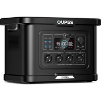 OUPES Exodus 2400 Portable Power Station 2400W 2232Wh LiFePO4 Battery, Solar Generator, 0-80% Fast Charge in 1.2H