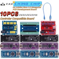 1 - 10 PCS arduino Nano 3.0 Atmega328 Controller Compatible Board Module PCB Development Board without USB V3.0