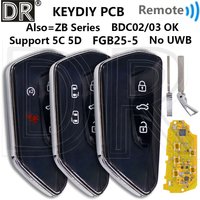 Great FBG25-5 Support MQB49/5C 5D No UWB Also Can As ZB Used KEYDIY PCB Car Key Or Shell For VW Volkswagen Porseche BMW Audi
