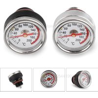 M20x1.5 Oil Temp Temperature Gauge Filler Caps for Motorcycle 0-200℃ Gauge Engine Valves Caps