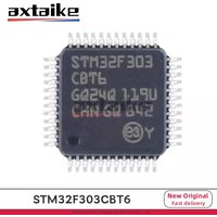 2PCS STM32F303CBT6 LQFP-48 STM32F303 SMD 32KB MCU+FPU 128KB ARM-M4 2.0-3.6V Microcontrollers IC