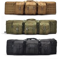 Tactical Gun Double Long Rifle Bag Hunting Rifle Backpack Airsoft Nylon Square Carry Dual Soft Gun Protection Case Bag