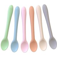 1/2 PCS Baby Learning Spoons Utensils Set Newborn Feeding Spoon Set Toddler Scoop Weaning Cutlery Children‘s Tablewar