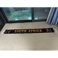 South Africa Scarf 12x135cm Double-sided Printed South Africa Flag Satin South Africa Scarf for 2026 world cup Sports Events