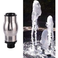 1" Bubbling Column Fountain Stainless Steel Foam Fountain Nozzle Garden Hotel Pond Waterscape Ornamental Decoration Fountain