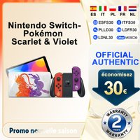 Nintendo Switch-console (OLED-model) Pokémon Karmesin & Purpur-editie 7-inch OLED-scherm Joy-Con-handgrepen GEEN spel inbegrepen