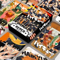NEW 92 PCS Anime Haikyuu!! Lomo Card Double-sided Hd Color Printing Picture Collection Card Gifts Toy