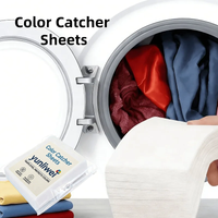 Yunliwei Color Catcher Sheets Anti Color Run Laundry Sheets Strong Absorption Honeycomb Disposable Mixed Washing Prevent Clothes