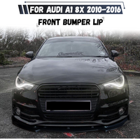 Front Bumper Lip Splitter For Audi A1 2010 2011 2012 2013 2014 2015 2016 Car Diffuser Spoiler Blade Body Kit Guard