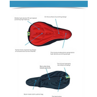 AliExpress 1Pcs Bicycle Saddle 3D Soft Bike Seat Cover Comfortable Foam Seat Cushion Cycling Saddle for Bicycle Bike Accessories