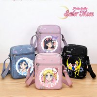 Sailor Moon Woman Cute Shoulder Bag Anime Cartoon Crossbody Bag Girl Kawaii Mobile Phone Storage Pouch Fashion Handbag Gift New