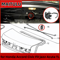 Car Accessories Trunk Lid-Torsion Bar Clip 74873-SM4-003 74873SM4003 74873 SM4 003 Fits for Honda Accord Civic Fit Jazz Acuta TL
