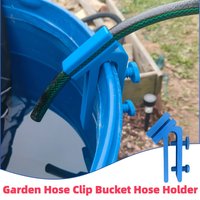 1pc garden water pipe fixing device, bucket hose support, easy to install, a handy helper for garden cleaning