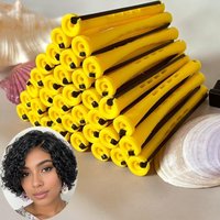 20Pcs Perm Rods Set for Natural Hair Cold Wave Rods Plastic Hair Rollers Short Long Hair Curling Rod Styling Hairdressing Tools