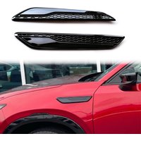 Listwy ozdobne ze stali nierdzewnej na boczne wloty powietrza błotników do Mazda CX-5 CX5 2026, nakładki na progi kołowy, akcesoria dekoracyjne.
