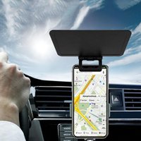 Phone Sun Shade for Bike Cellphone Sun Shade Cover Foldable Cellphone UV Protection Panel for Vehicles Anti-Glare Smartphone
