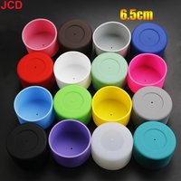1pcs 6.5cm For Better Life Soft Silicone Cup Bottom Sheath Protector Sleeve For Glass Water Tea Bottle Anti Damage Accessories