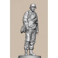 1/16 scale resin figure assembly model kit historical miniature machine gunner soldier classic miniature unassembled & unpainted