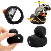 Rubber Yellow Duck Bike Bell Kids Bike Horn Squeeze Duck Bicycle Horns with Propeller Armed Duck Cycling Decoration Gifts Helmet