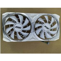 Graphics Card Fan Video Cards Cooling For MSI RTX3070 RTX 3060 Ti LHR 8GB Twin Fan White,2Pcs/Set,HA9015H12SC-Z
