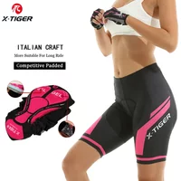 AliExpress X-TIGER Women's Cycling Shorts 5D Gel Pad Cycling Shorts Shockproof Comfortable Breathable Cycling Underwear Yoga Lounge Pants