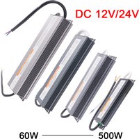 IP67 Waterproof LED Power Supply 220V 110V 60W 100W 200W 300W 500W Transformer AC to DC 12V 24V Adapter Driver for LED Strip