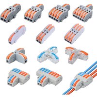 1/5/10 Stück 1 Eingang, mehrere Ausgänge, schnelle elektrische Anschlüsse, universeller kompakter Splitter, Verdrahtungskabelanschluss, Steckklemmenblock
