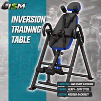 Heavy Duty Inversion Table Decompression Back Stretcher Machine Headrest Spine Therapy Home Gym Strength Training Equipment