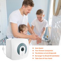 220V 15L Electric Water Heater 1500W Rapid Heat Digital Display Thermostat Knob Control Mini Tank Under Sink Kitchen Upper Outlet image 4