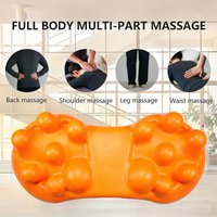 1pc Full-Body Myofascial Release Massage Roller Sciatica Relief - Deep Tissue Relax with 14 Trigger Points for Glutes