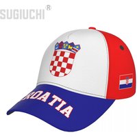 Unisex 3D Croatia Flag Croatian Adult Baseball Cap Patriotic Hat for Baseball Soccer